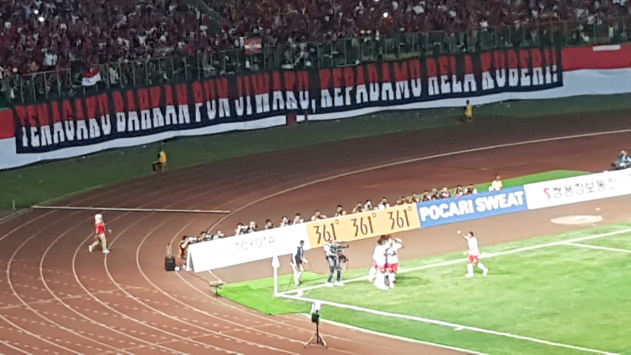 Timnas Beri Kado Kemerdekaan RI, Kalahkan Laos 3-0